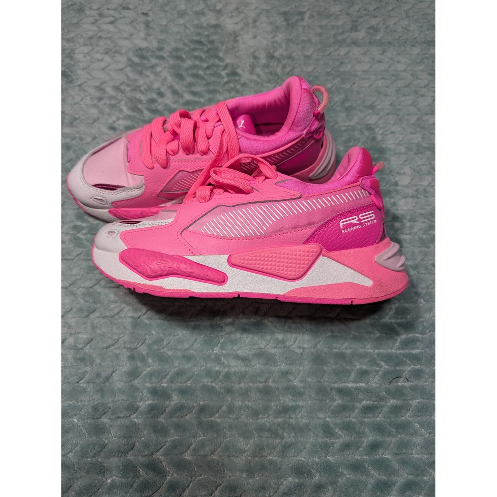 Puma RS-Z Together Sunset Pink White Running Shoes 385150-01 Womens 6.5